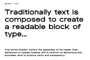 BALARM - a clean, wide sans typeface, a Sans Serif Font by Catkie - Digital Art (Thumbnail 8 of 14)