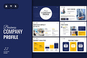 Business Company Profile Template, a Presentation Template by Pradaxa (Thumbnail 1 of 6)