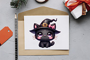 Kawaii Blush Halloween Stickers Pngs, an Illustration by RobertsArt (Thumbnail 7 of 7)