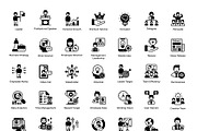 Leadership Glyph Icons, a Solid Icon by Brickclay (Thumbnail 7 of 7)