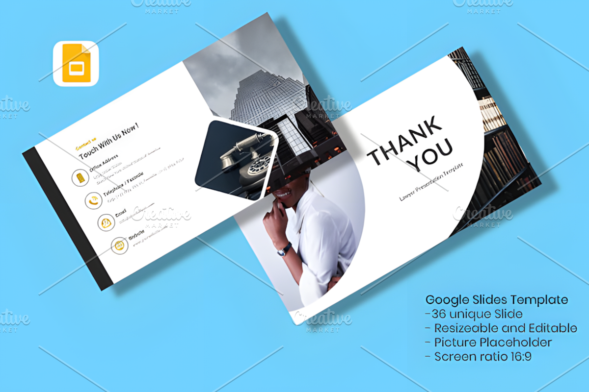Google Slides Presentation Template, a Social Media Template by Ink Gallery (Photo 10 of 10)