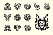 Animals and Birds Glyph Icon Set, a Solid Icon by Creative Stall (Thumbnail 5 of 8)