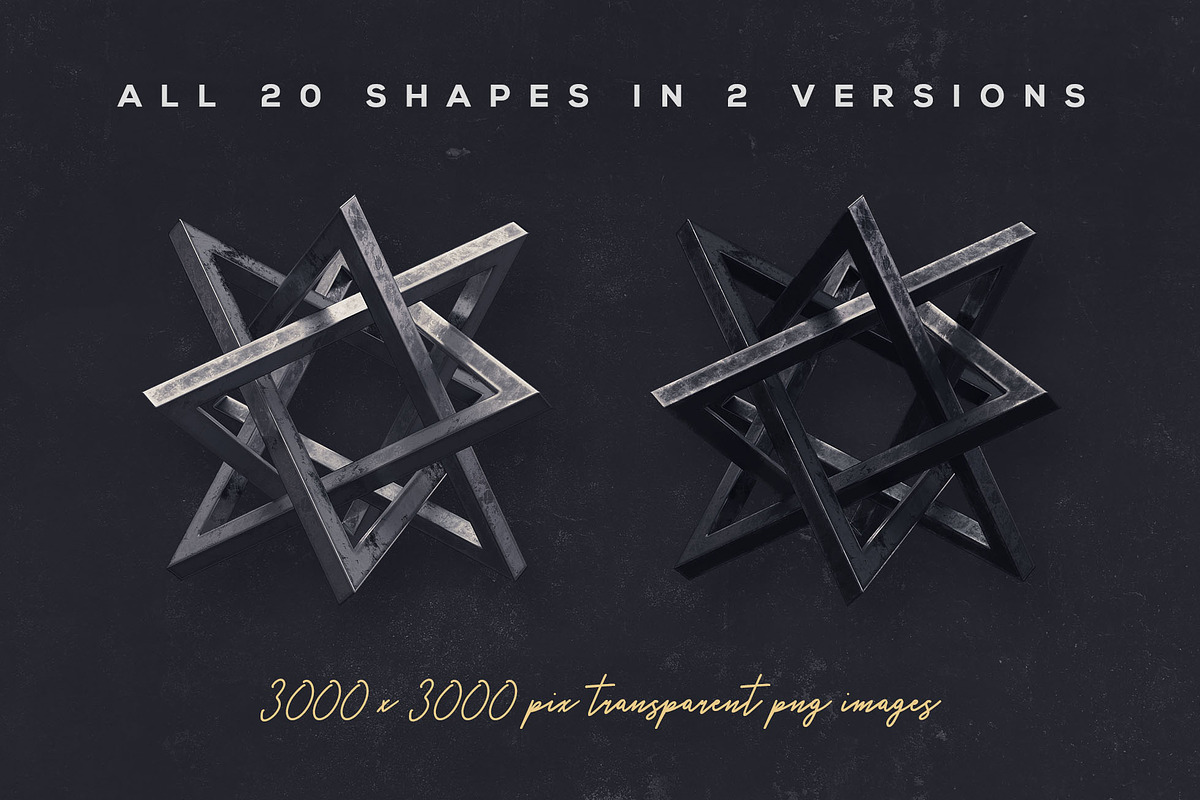 Futuristic 3D Shapes, an Object Graphic by TVartworks (Photo 5 of 10)