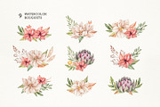 Field autumn flowers. Watercolour, an Illustration by Kate Macate (Thumbnail 5 of 8)