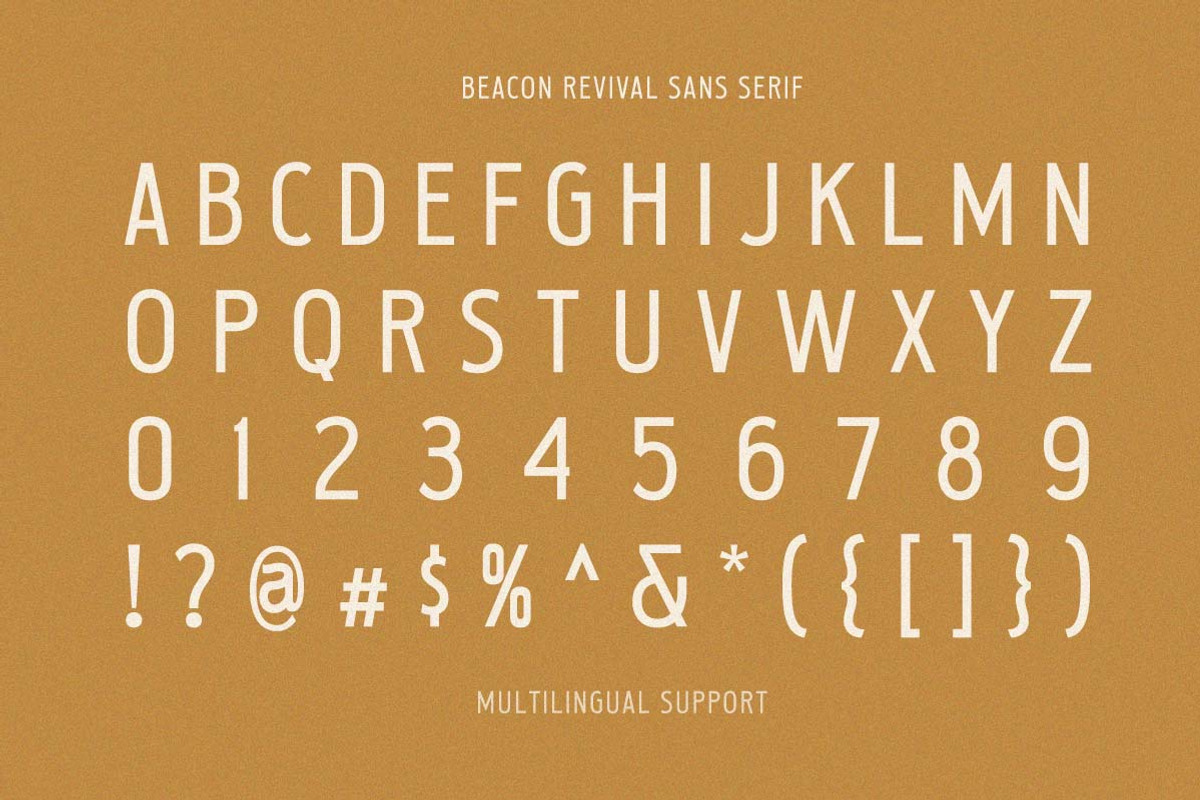 Beacon Revival Vintage Font Duo, a Script Font by Letterhend Studio (Photo 8 of 11)