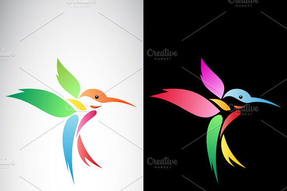 Hummingbird Design. Birds.