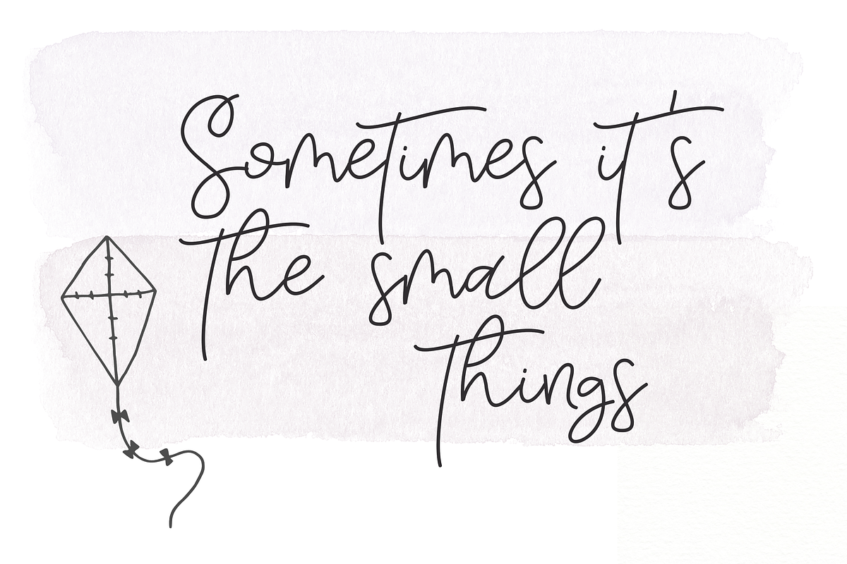 Tuesday - Handwritten Script Font preview 3