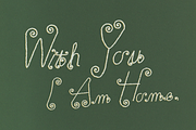 Tendril Tale - Monoline Display Font, a Handwritten Font by Lilithcollageart (Thumbnail 6 of 10)