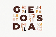 Lion Card | Handmade Geometric Font, a Script Font by Graphicfresh (Thumbnail 4 of 8)