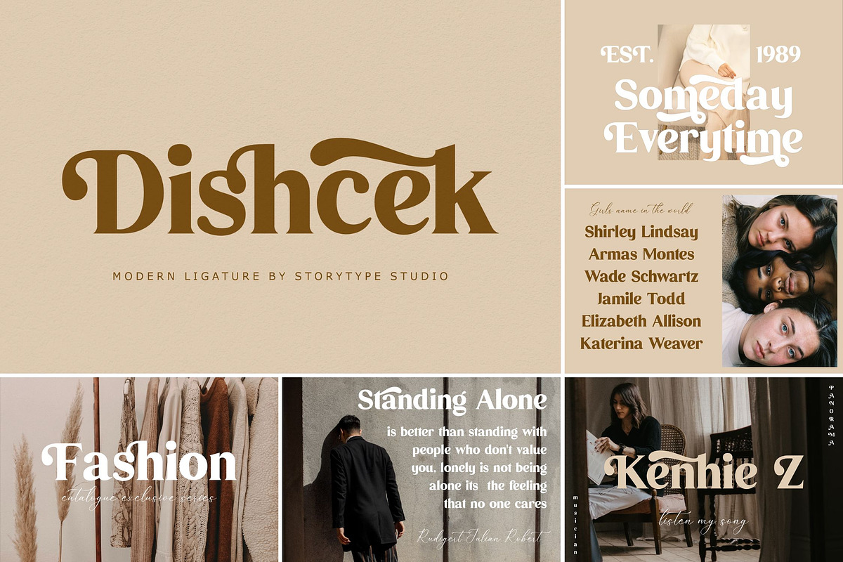 SALE! Modern & Stylish Serif Font, a Serif Font by Storytype Studio (Photo 15 of 41)