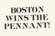 Boston Straight Roman – Display Font, a Serif Font by Lilithcollageart (Thumbnail 17 of 20)