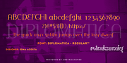 Diplomatica™, a Sans Serif Font by MINDCANDY (Thumbnail 1 of 6)