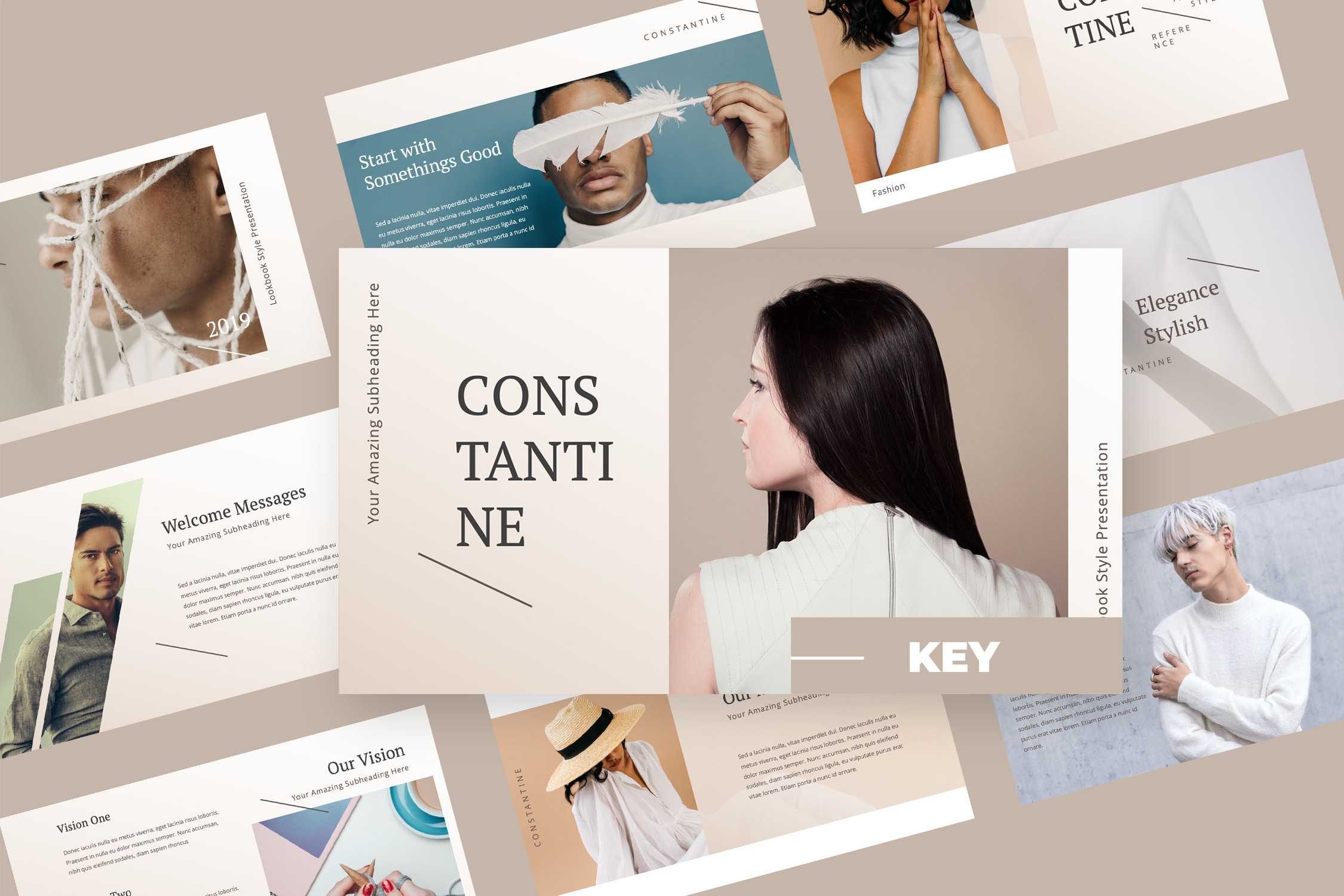 Constatine - Fashion Keynote, a Presentation Template by TMint Play