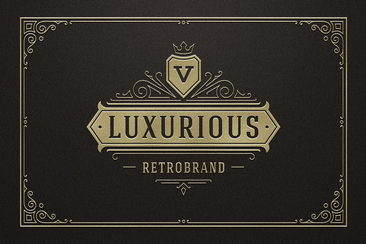 250 ornaments logos & monograms, a Branding & Logo Template by Vasya Kobelev (Photo 18 of 23)