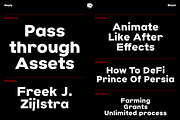 Reply, a Sans Serif Font by TOMO Fonts (Thumbnail 4 of 7)