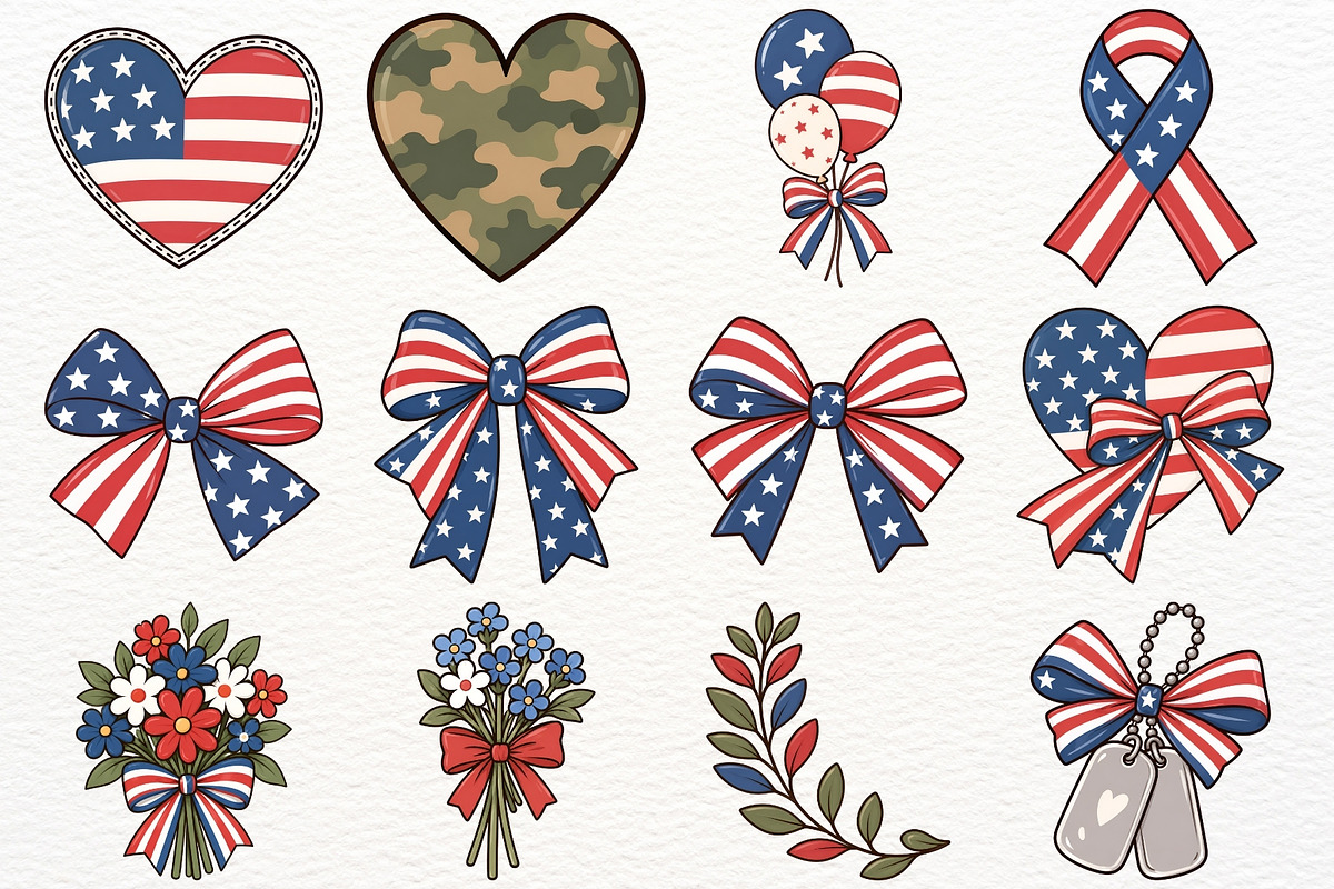 Veterans Day Silly Goose Clipart PNG, an Animal Illustration by SugarCloudStudioArt (Photo 6 of 6)