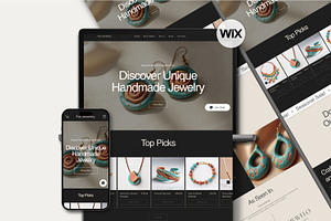 Wix Jewelry Store Website, a Wix Template by Sky Dore Design