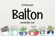 Balton, a Script Font by Digital Typeface Studio (Thumbnail 1 of 7)