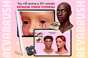 Procreate Male Head Portrait brushes, a Brush Add-On by Revabrush (Thumbnail 7 of 9)