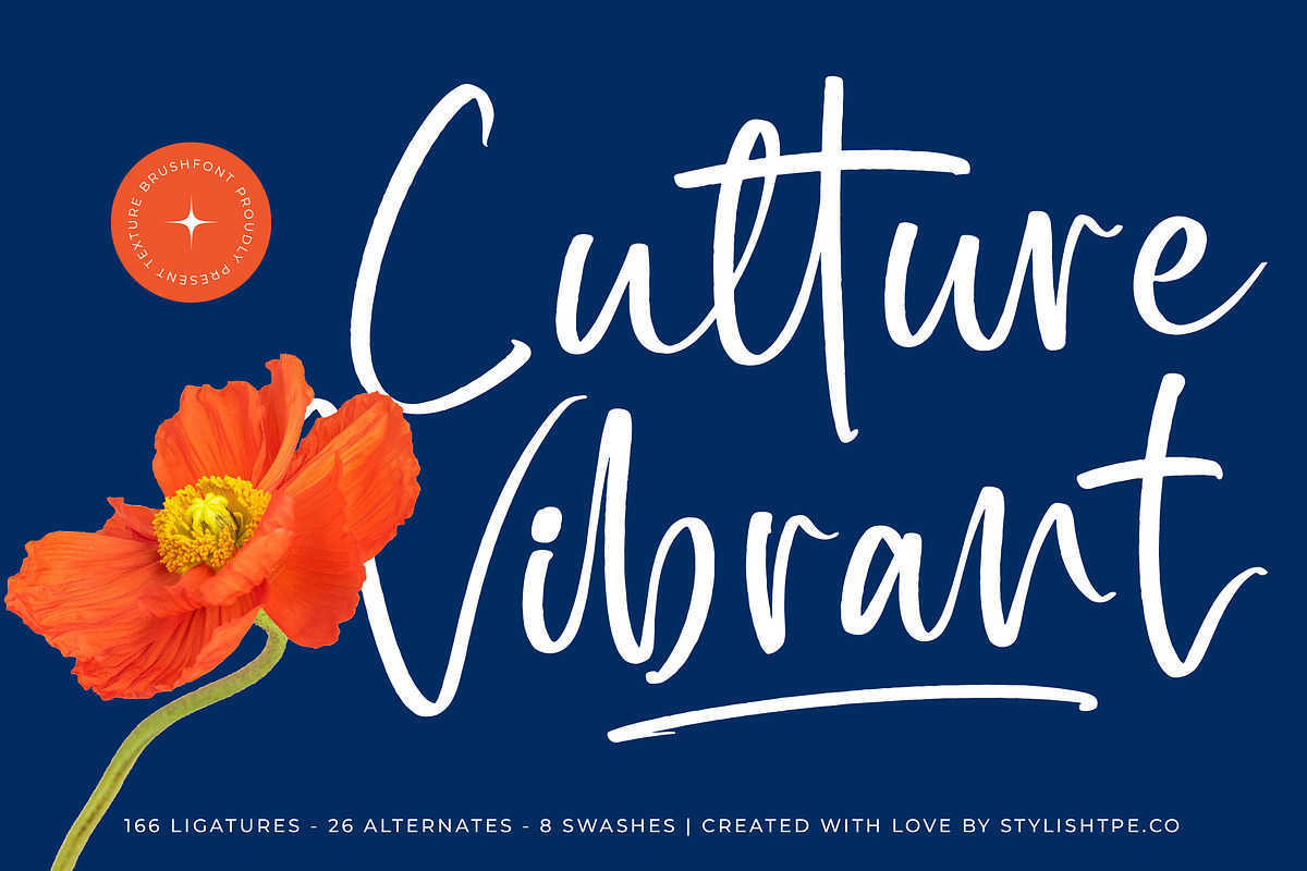 Bright Nastury Texture Brush Font, a Script Font by stylishtype.co (Photo 13 of 20)