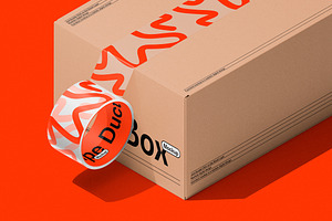 Duct Tape & Box Mockups Set