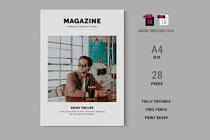 Multipurpose Magazine Template, a Magazine Template by xtratimebd