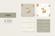 Foxes, a Pattern Graphic by Olena Kuznietsova (Thumbnail 2 of 12)