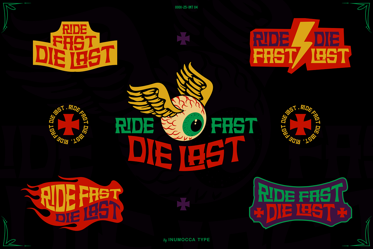 Rebel Kulture + Free Vector Set, a Serif Font by inumocca_type (Photo 4 of 13)