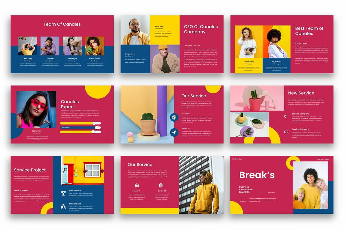 Canales – Business PowerPoint, a Presentation Template by kreatifreya (Photo 3 of 5)