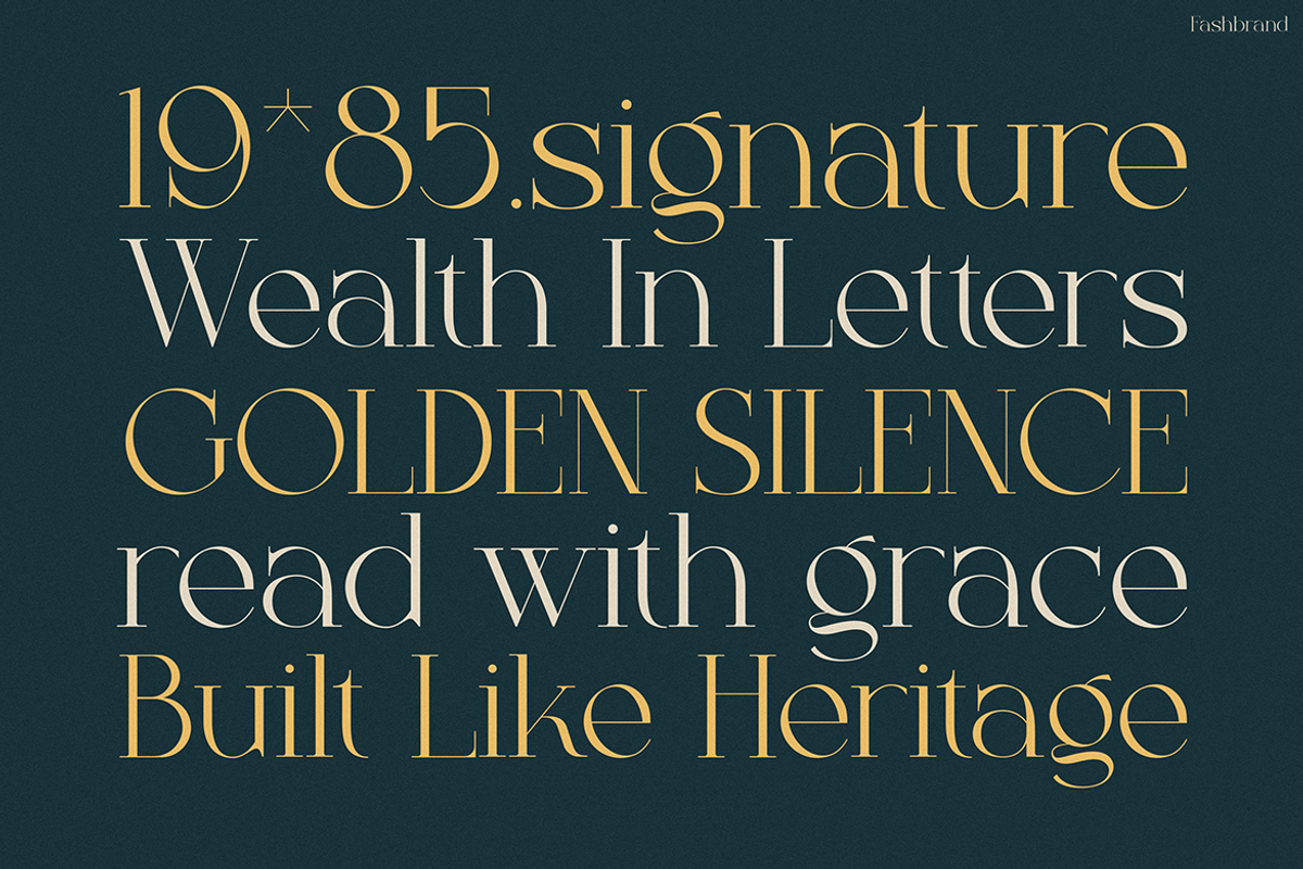 Fashbrand, a Serif Font by Pinisi ART (Photo 7 of 10)