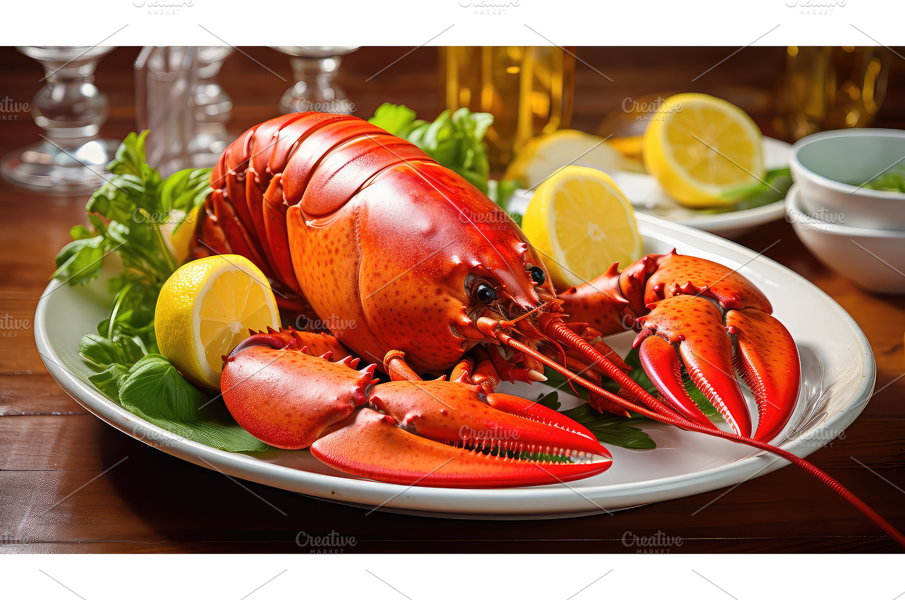 shellfish lobster seafood food whole, a Food & Drink Photo by pikepicture