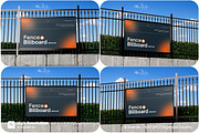 Fence Billboard Mockup, an Advertising Mockup by HanaSaka_Studio (Thumbnail 1 of 5)