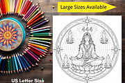 Starseed Angel Number Coloring Pages, a Brochure Template by LA Design (Thumbnail 8 of 10)