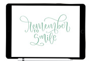 Calligraphy Procreate Brush, a Brush Add-On by Blue Strawberry Studio (Thumbnail 2 of 6)