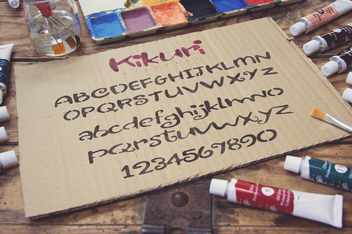Kikuri Typeface + Extras preview 3