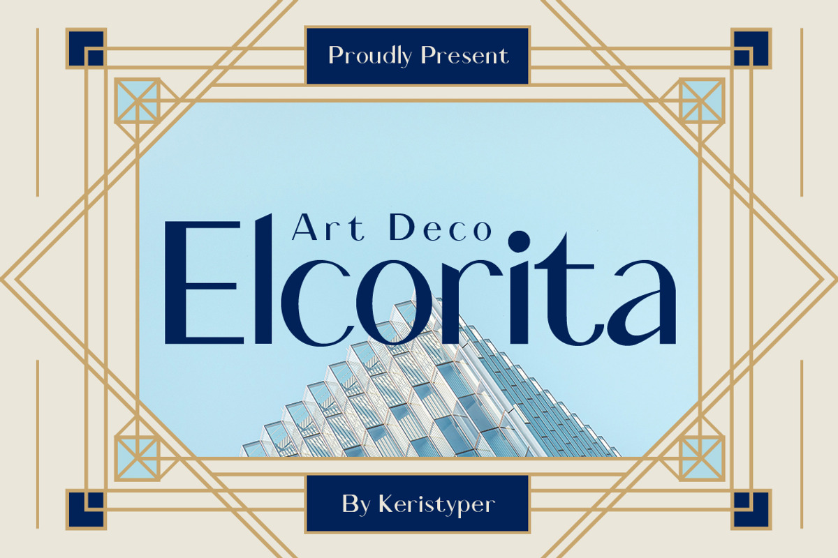 Elcorita, a Sans Serif Font by kerismaker (Photo 1 of 12)