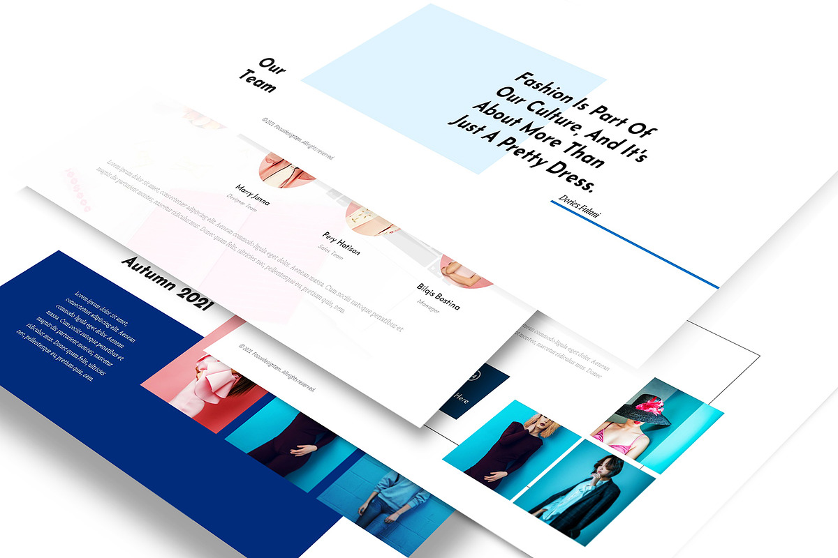 Glamour Fashion Google Slides, a Presentation Template by temphall