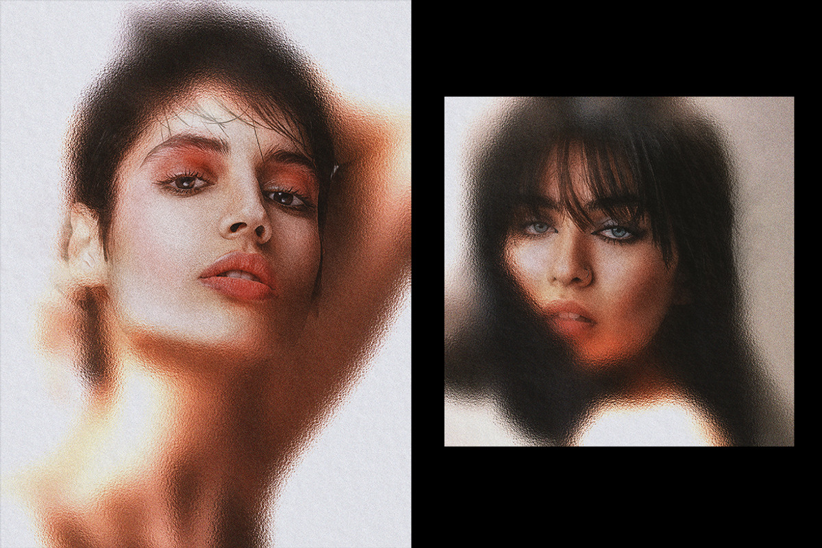Frosted Glass Square, Poster Effect, a Layer Style Add-On by iDoodle Studio (Photo 2 of 4)