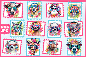 Chill Summer Animals Bundle