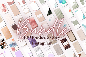 100 Instagram stories background