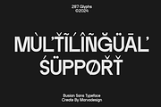 Busian - Sans Serif Geometric Font, a Sans Serif Font by Marvadesign (Thumbnail 2 of 6)