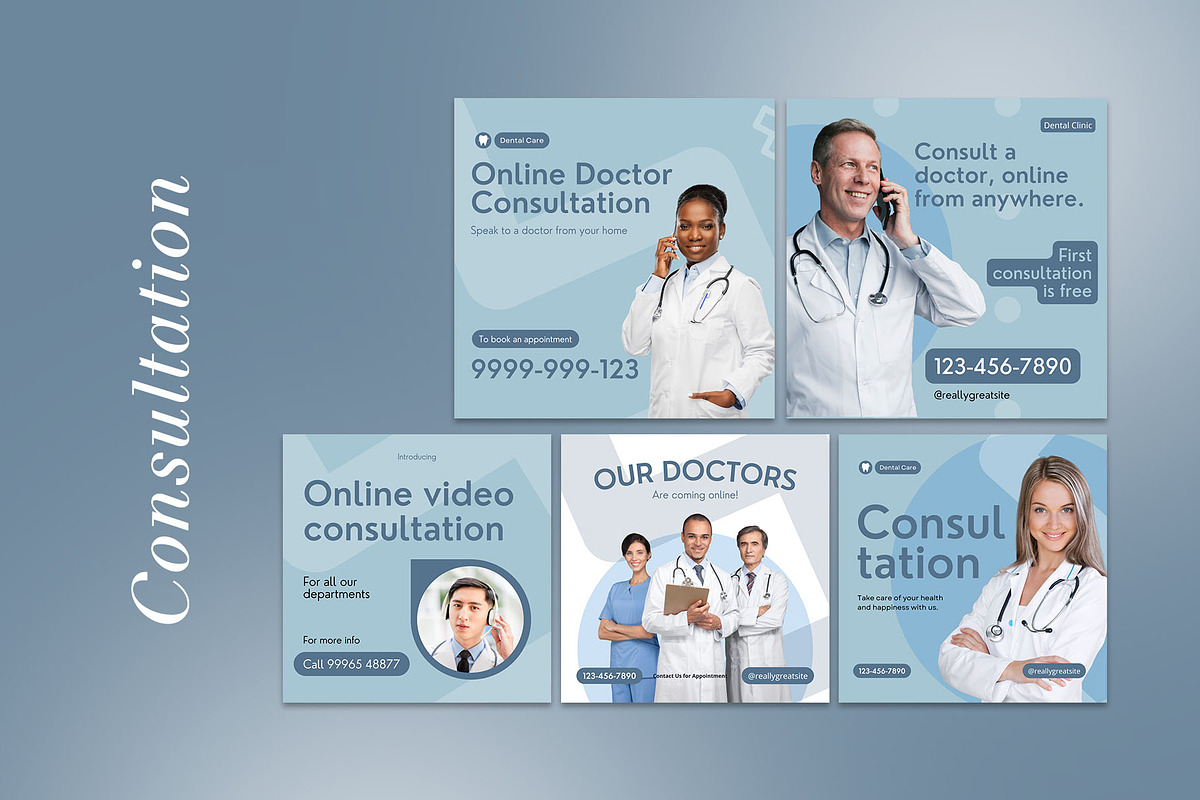 Dentist Instagram Template| CANVA preview 8