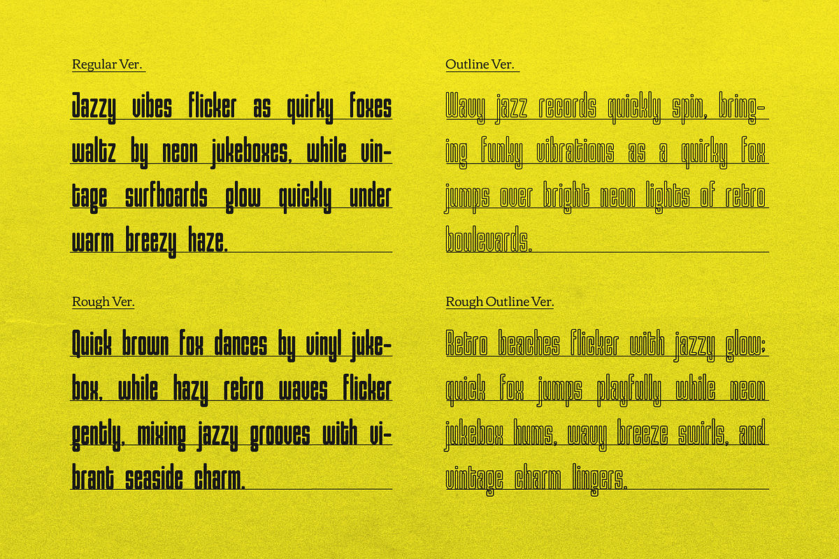 Gerebong | Condensed Sans Serif, a Font by gracetype_studio (Photo 2 of 12)