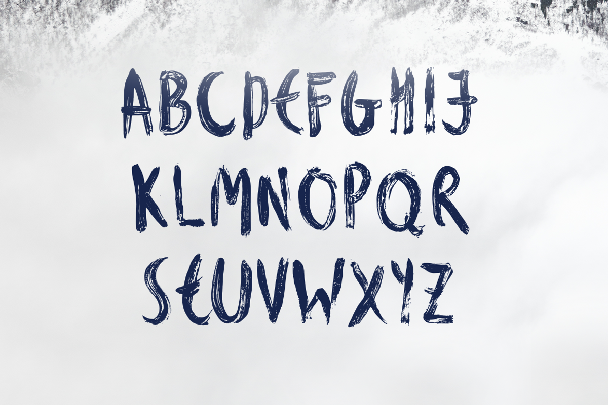 Fjord Brush Font preview 3