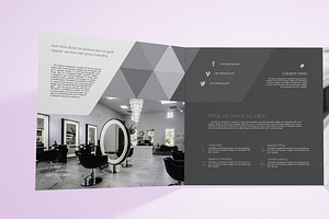 Beauty Salon Square Brochure