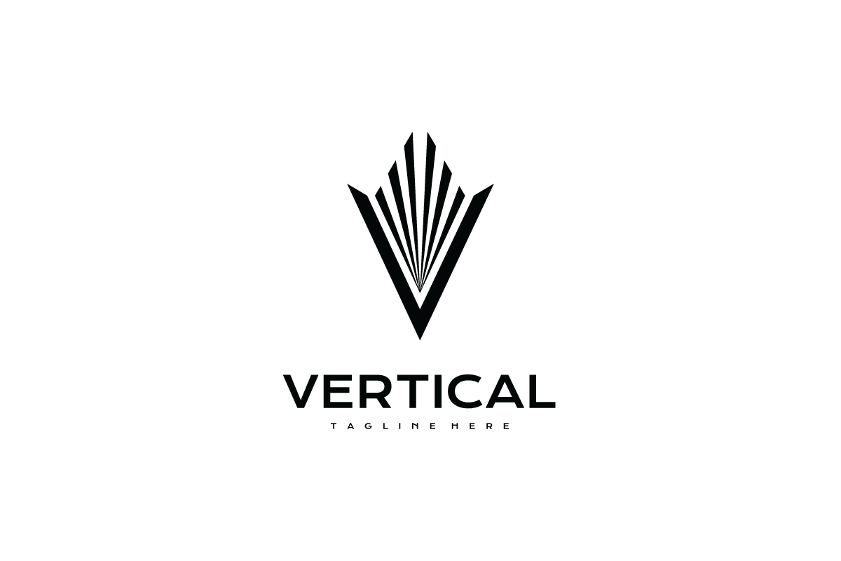 Vertical Luxury Letter V Logo Design, a Branding & Logo Template by yopie (Photo 4 of 4)