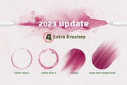 Wet & Dry Photoshop Brush Set, a Brush Add-On by Shoutbam (Thumbnail 2 of 10)