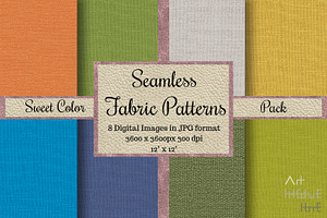 64 Seamless Fabric Textures - Set 2