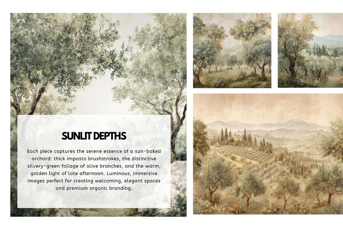 30+ Mediterranean Olive Grove Bundle, a Decorative Illustration by Virgo Studio (Photo 4 of 6)
