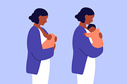 Pregnancy stages set. Pregnant woman, a Person Illustration by Good Studio (Thumbnail 4 of 4)
